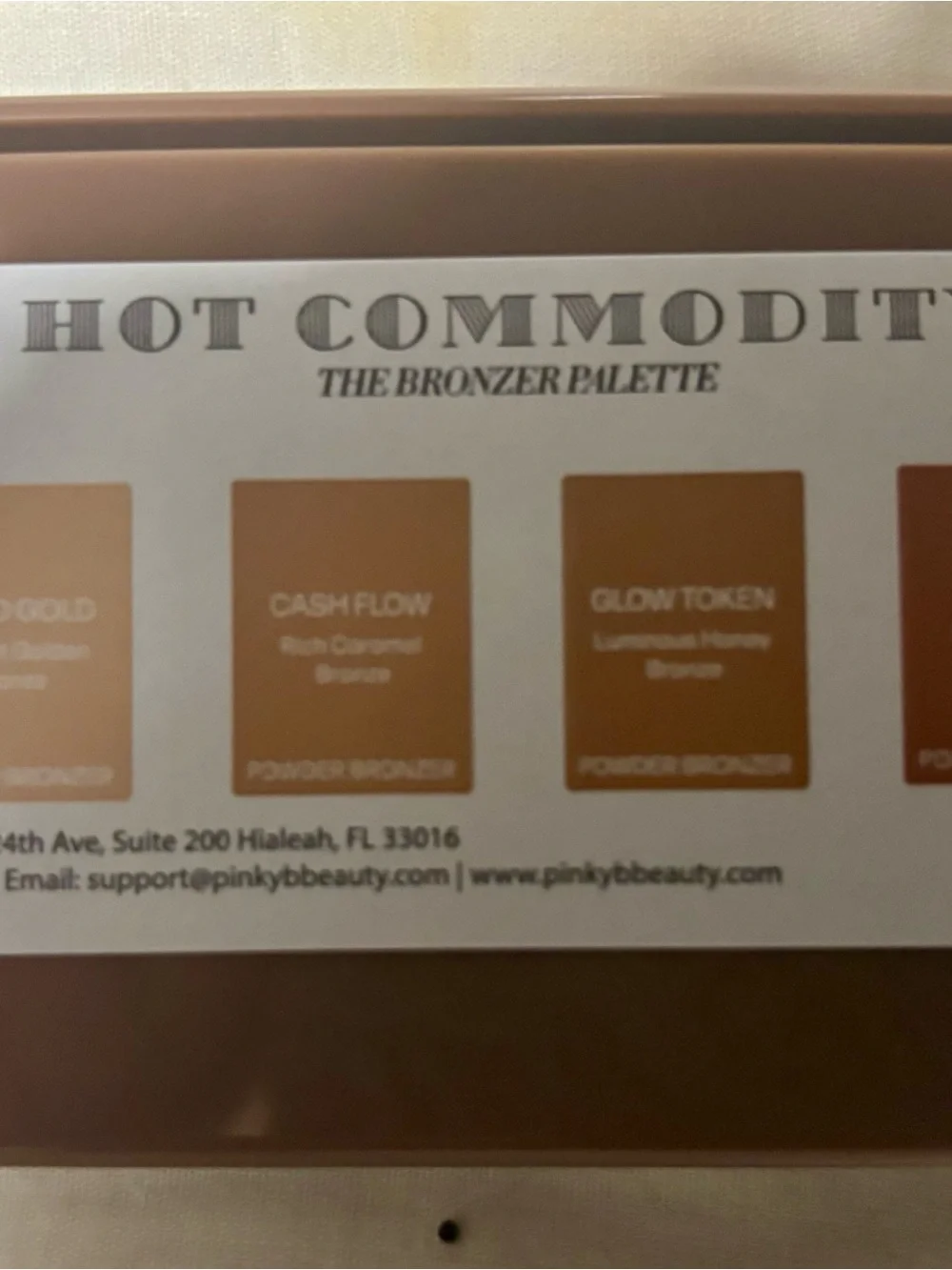 Pinky B Cosmetics Matte Brown Contour Palette – Warm Brown Shades